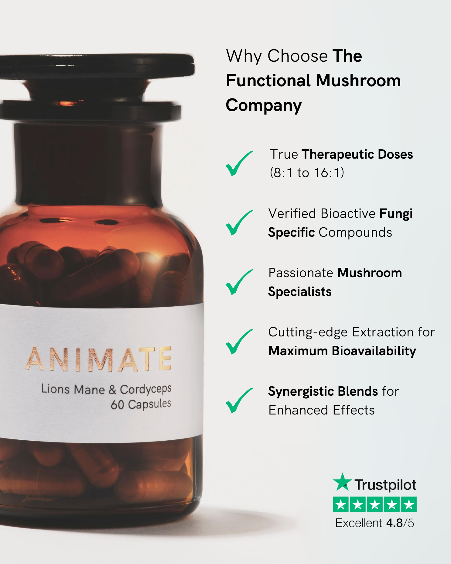 why choose the functional mushroom company