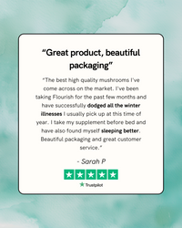 flourish mushroom supplement testimonial