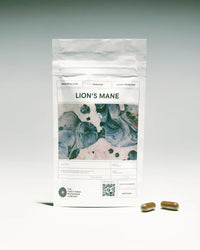 Organic Lion's Mane Mushroom Extract compostable refill pack