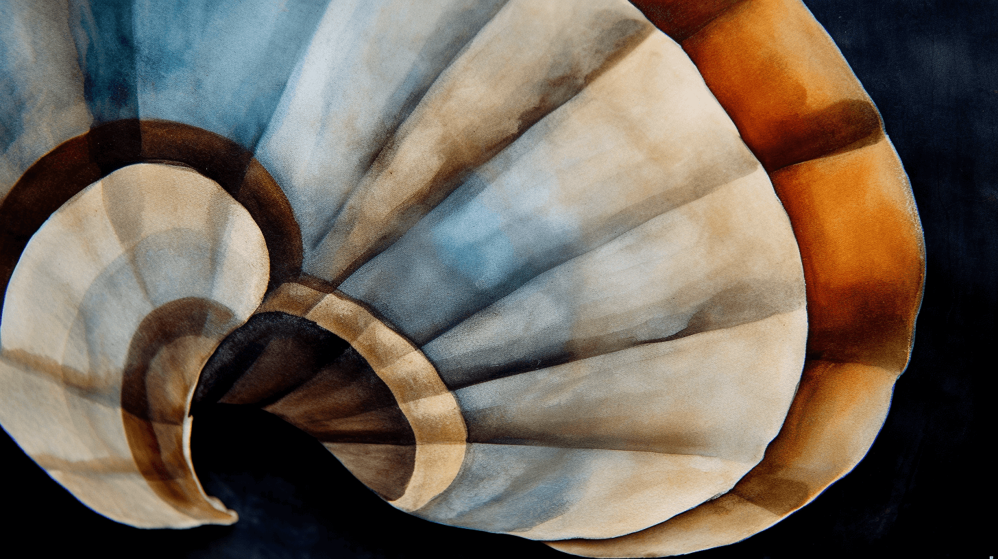 turkey tail mushroom watercolor